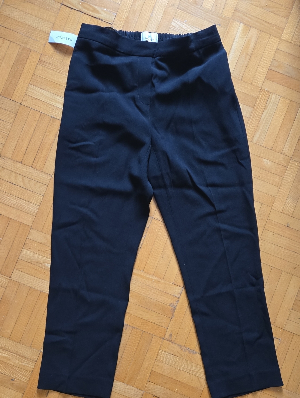 Babaton Black Cropped Tailored Pants